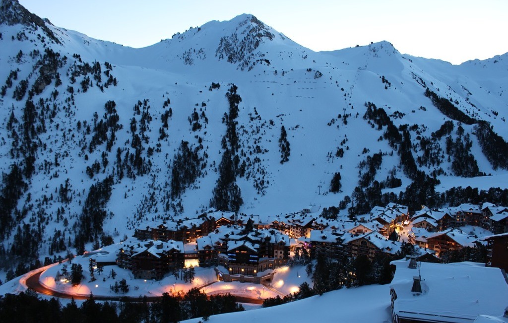snowy hills